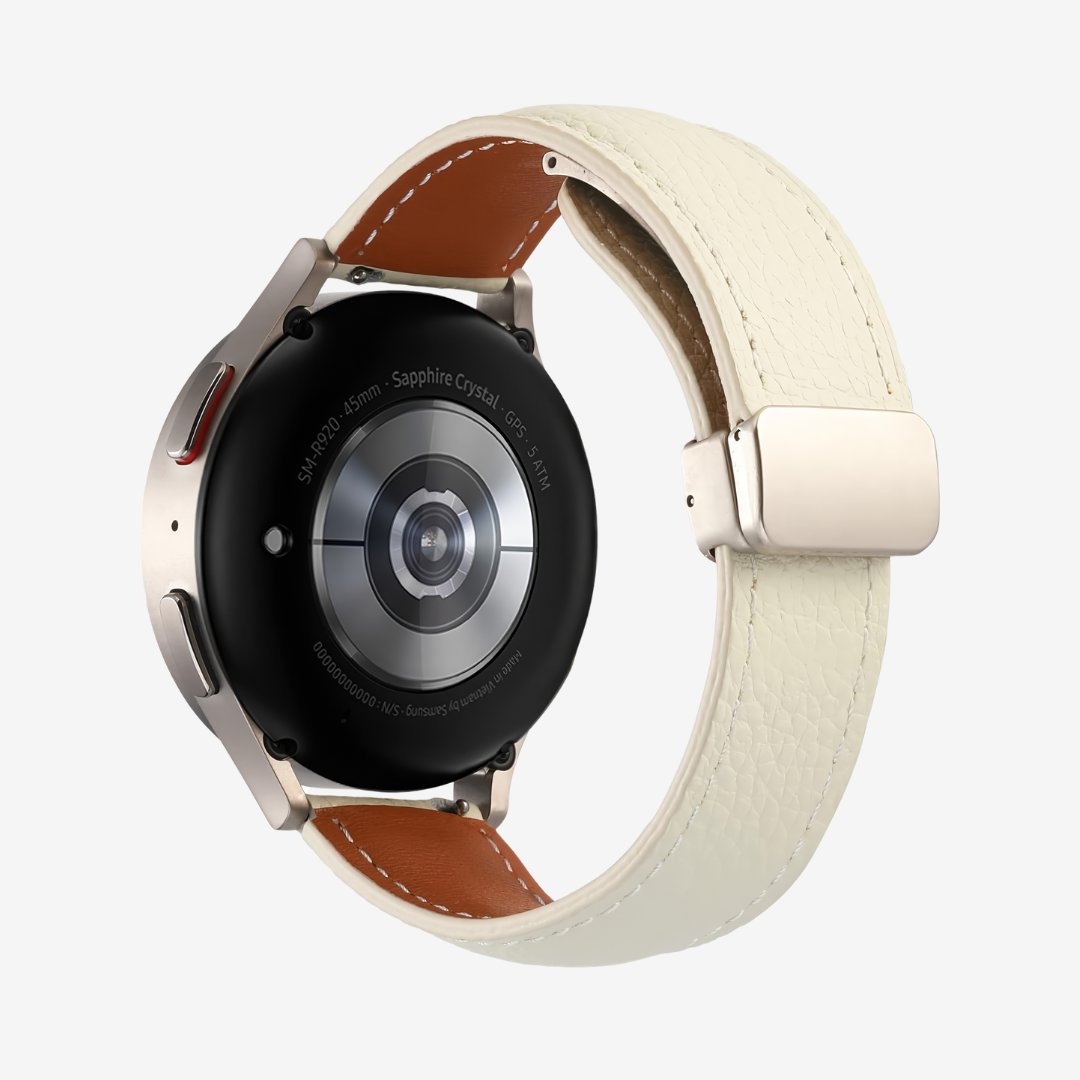 Klassisches Magnetisches Lederarmband für Samsung Watch