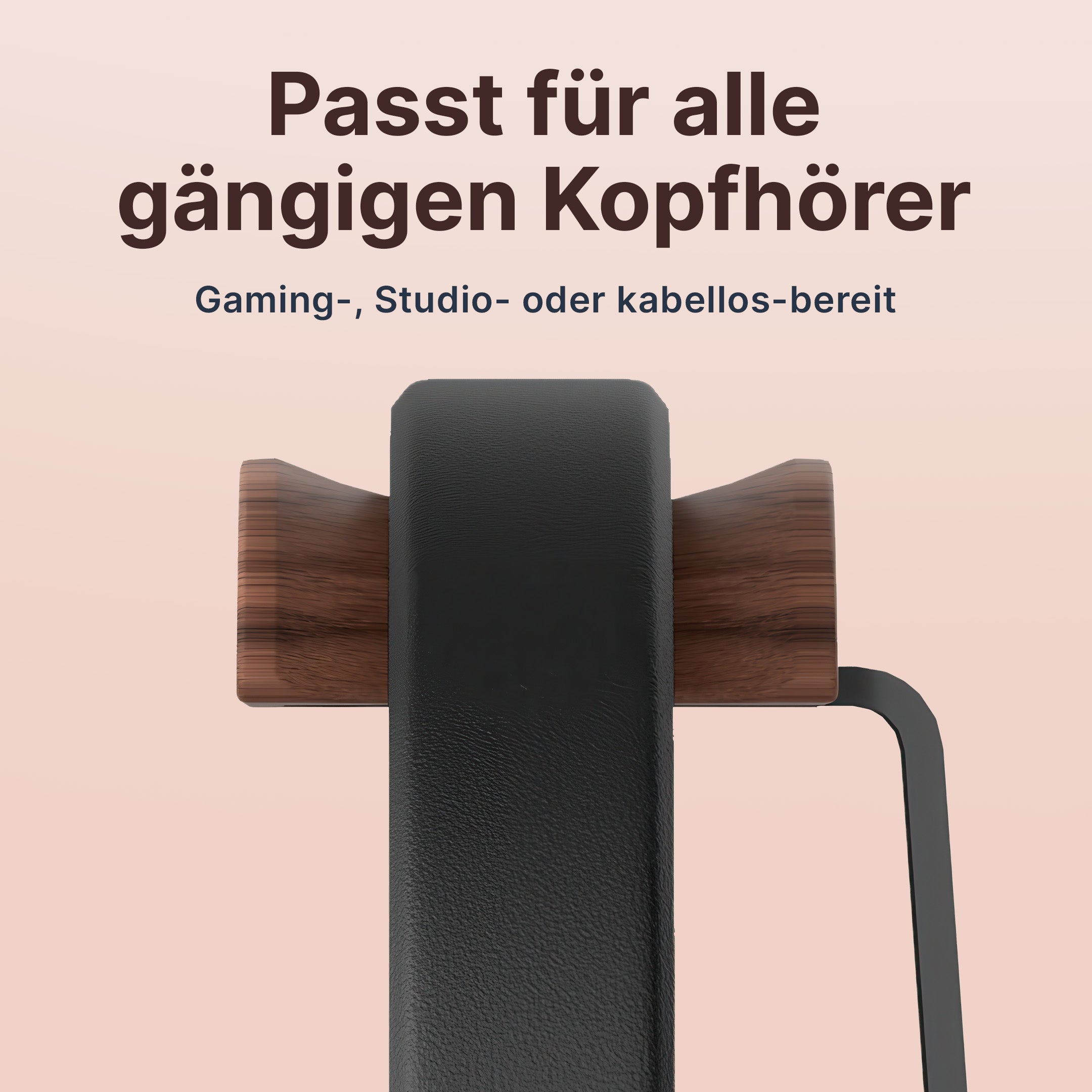 Holz-Kopfhörerhalter