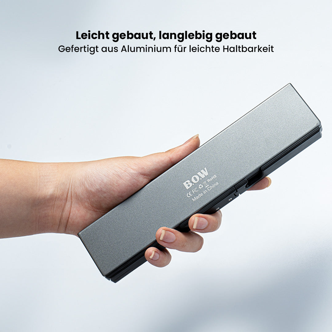 UltraFold Mini Ergonomische Kabellose Tastatur mit Bluetooth