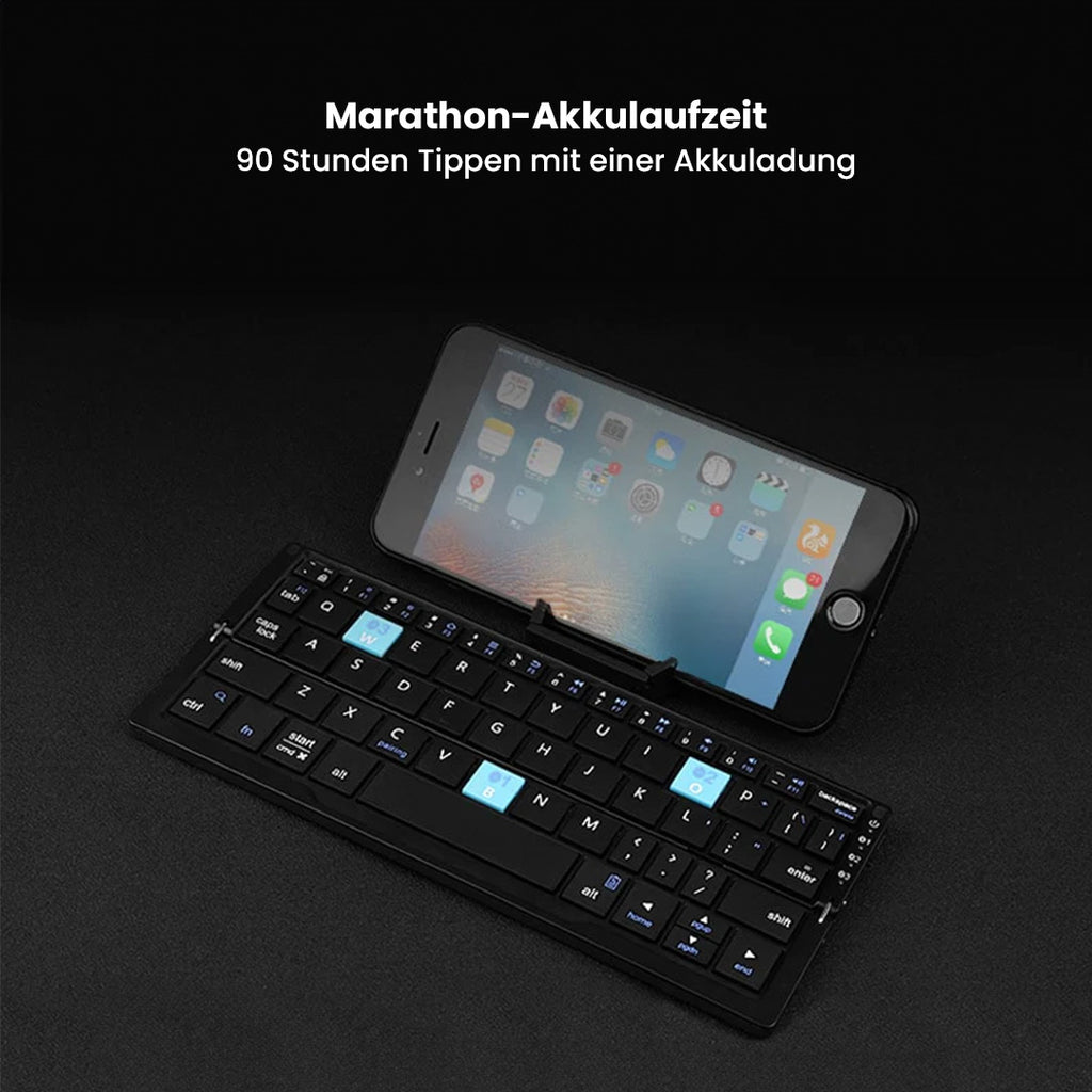 UltraFold Mini Ergonomische Kabellose Tastatur mit Bluetooth