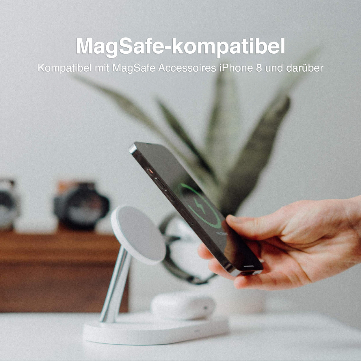 4 in 1 MagSafe Kabellose Ladestation