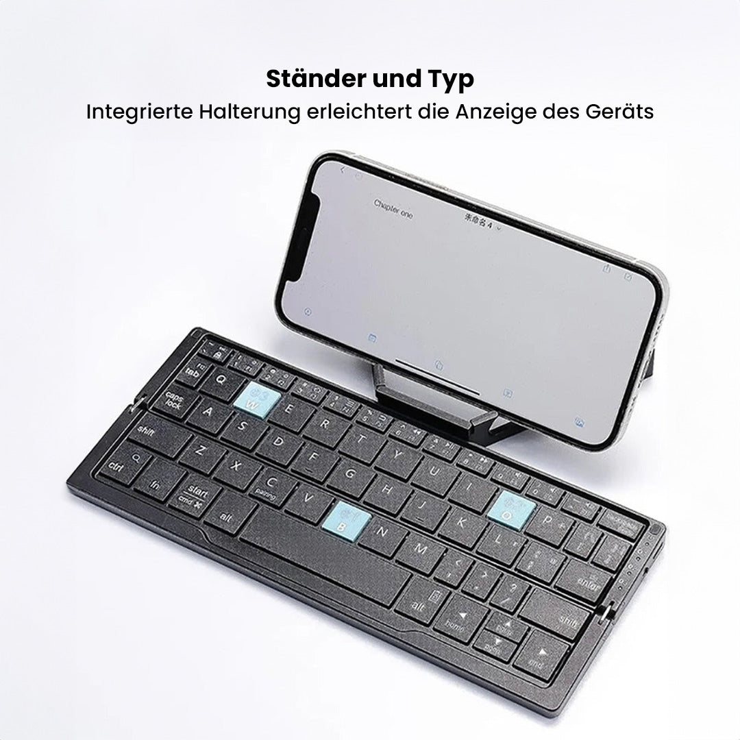 UltraFold Mini Ergonomische Kabellose Tastatur mit Bluetooth