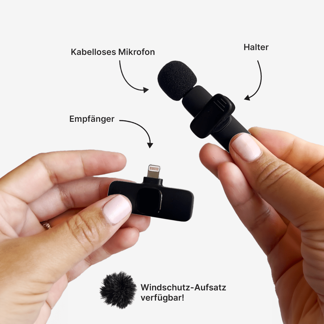 PocketPro Mini Wireless-Mikrofon für Kreative