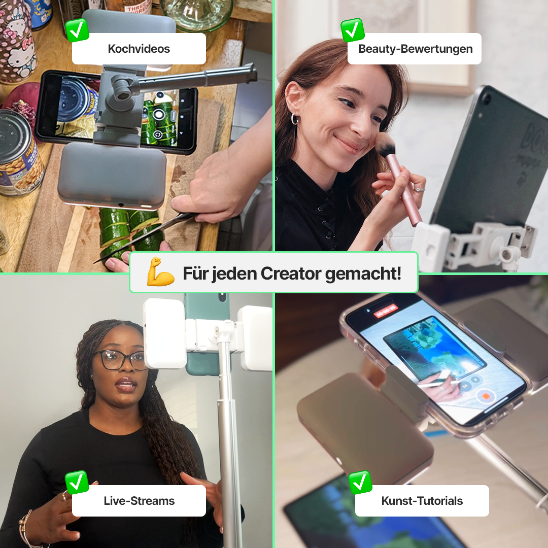 Creator Studio Handy- und Tablet-Ständer
