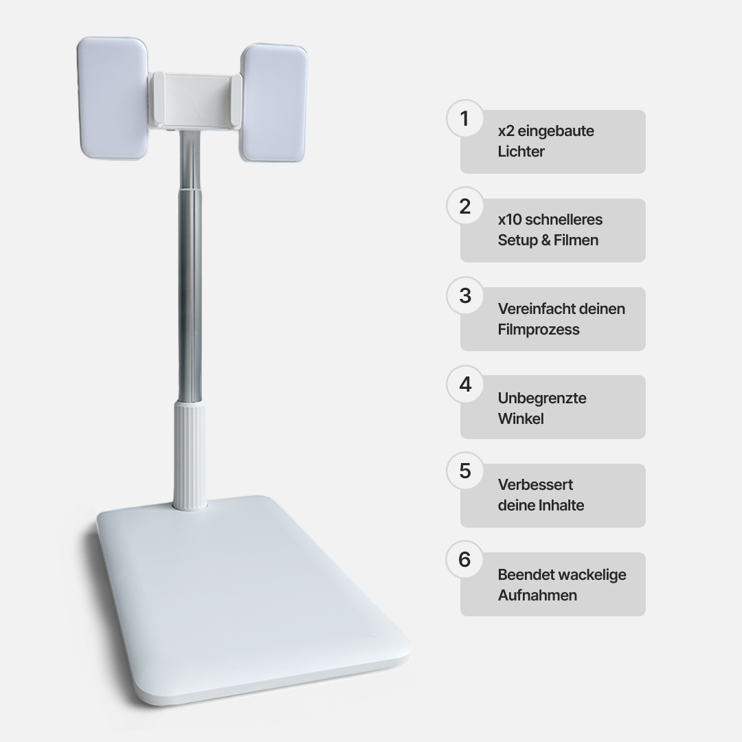 Creator Studio Handy- und Tablet-Ständer