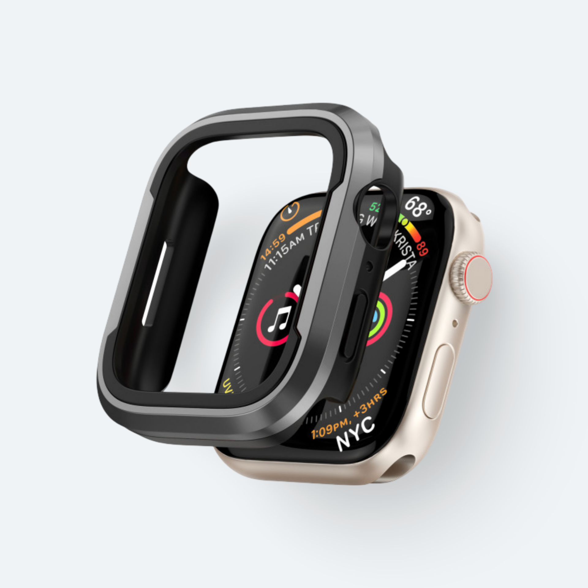 Kratzfestes Metallgehäuse für die Apple Watch