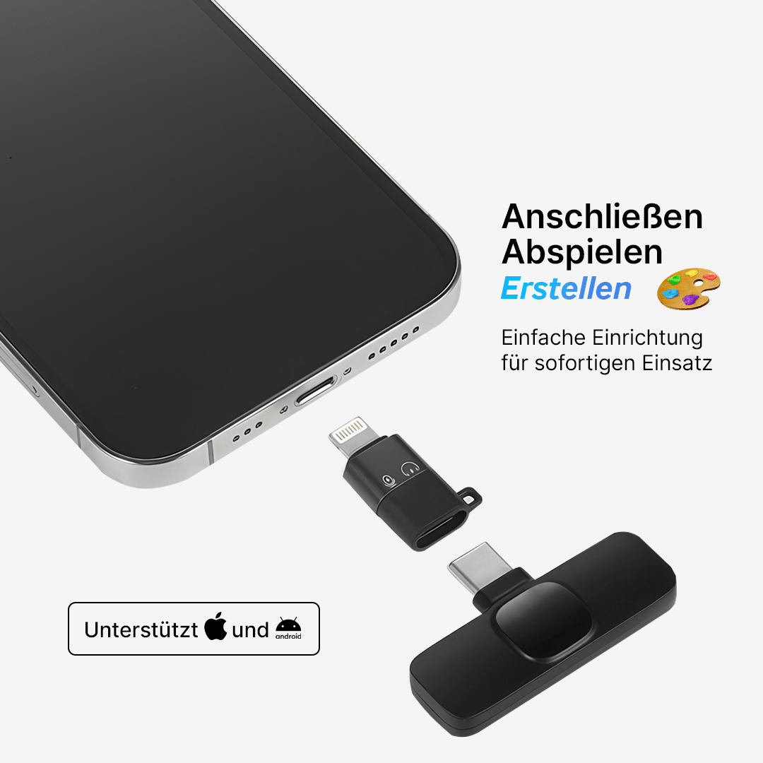 PocketPro Mini Wireless-Mikrofon für Kreative