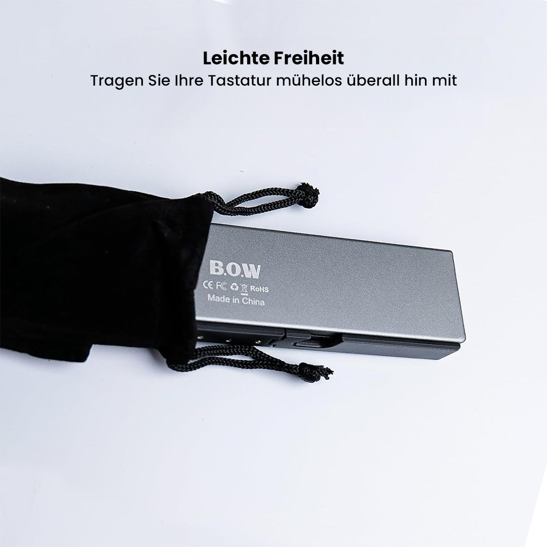 UltraFold Mini Ergonomische Kabellose Tastatur mit Bluetooth