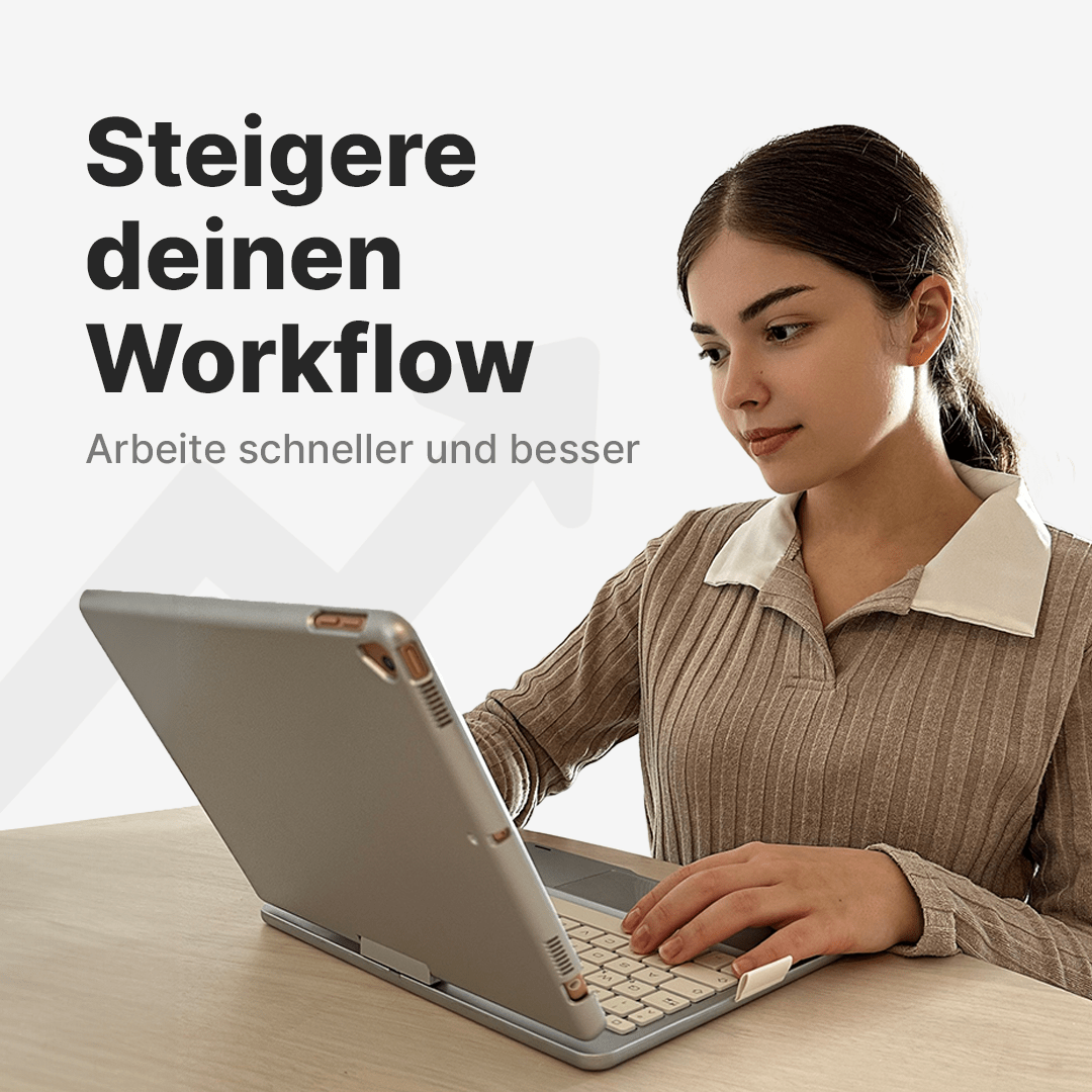 Rotate Pro Kabelloses Tastaturgehäuse für iPad