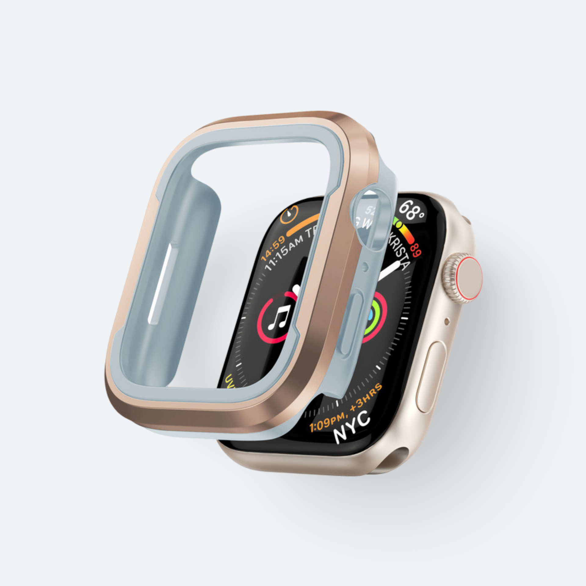 Kratzfestes Metallgehäuse für die Apple Watch
