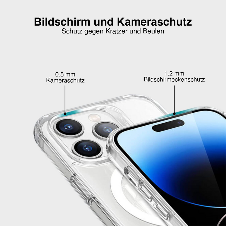 Durchsichtige MagSafe Hülle für iPhone