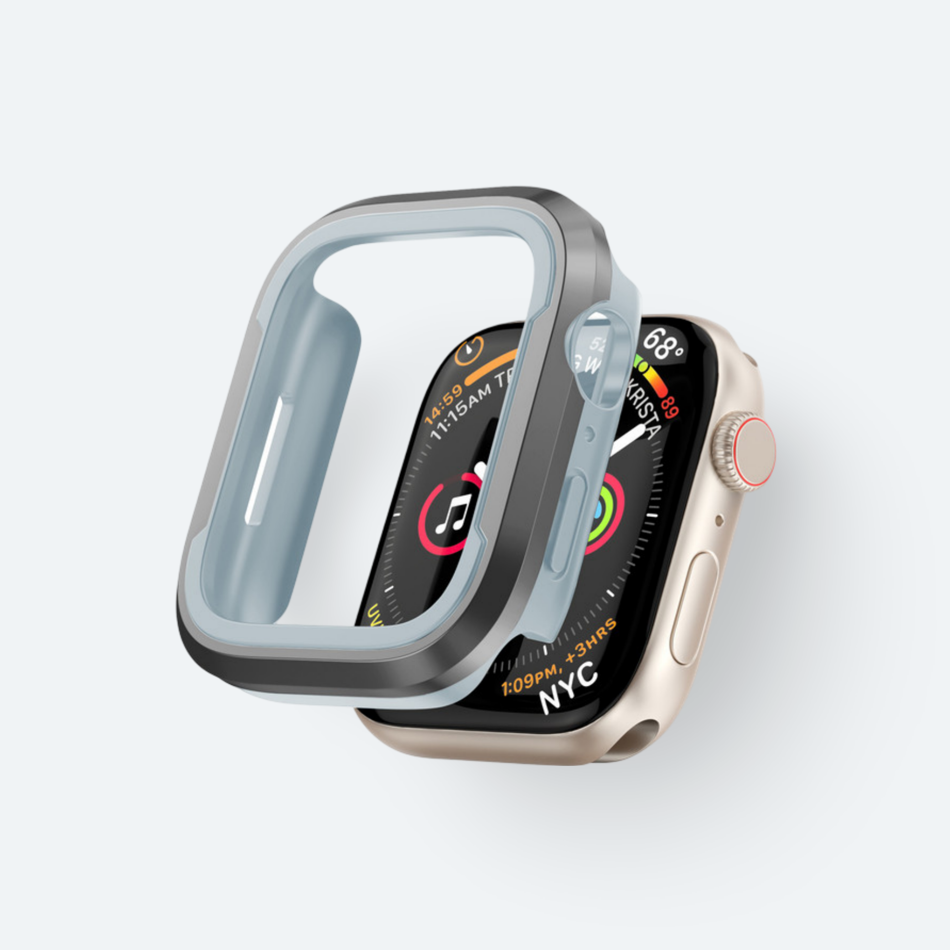 Kratzfestes Metallgehäuse für die Apple Watch