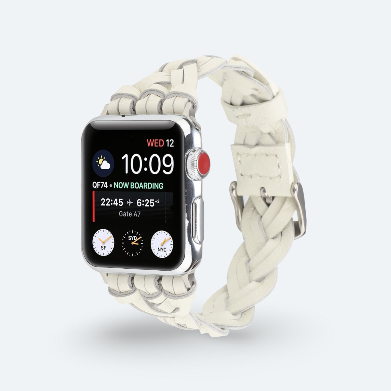 Artisan Weave Leather Apple Watch Strap